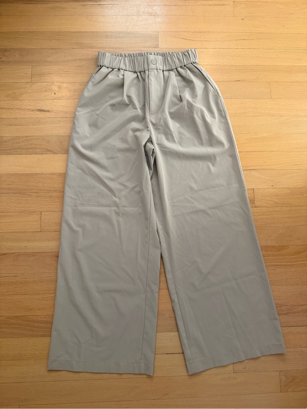 Varley Wide Leg Pants In Khaki